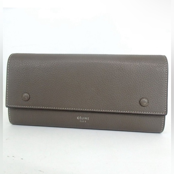 Authentic CELINE Leather Wallet - Picture 1 of 6